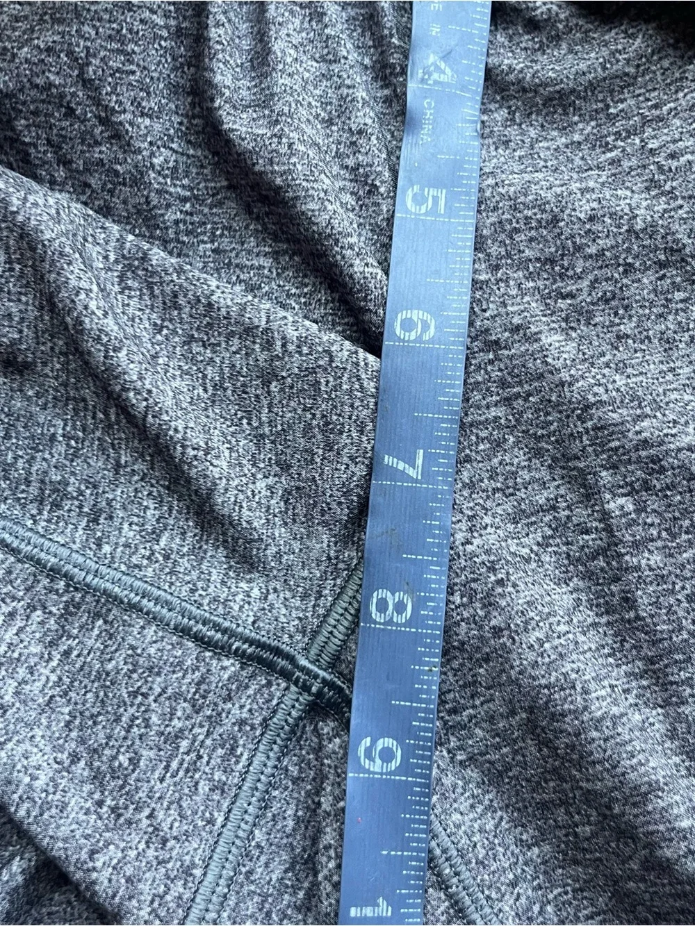 Lululemon Athletica W7AT8 tracker short V 4” tall gray lined running shorts 8